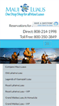 Mobile Screenshot of mauiluaus.net